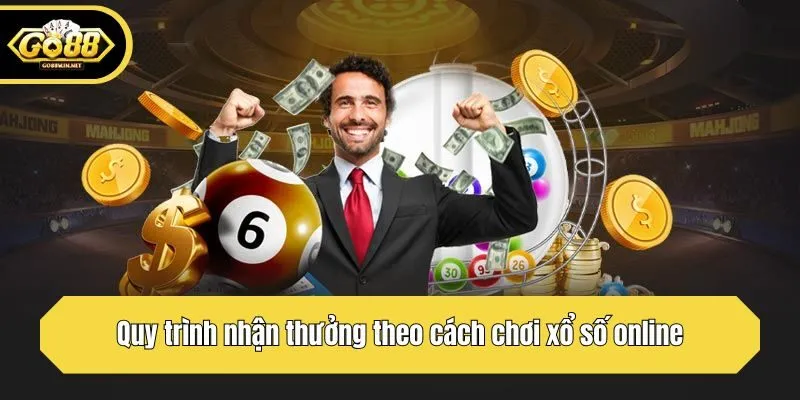 Quy trình nhận thưởng theo cách chơi xổ số online